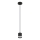 Globo - LED Pakabinamas sietynas 1xGX53/7W/230V 3000K juoda