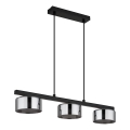 Globo - LED Pakabinamas sietynas 3xGX53/6W/230V dūminis/juoda