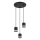 Globo - LED Pakabinamas sietynas 3xGX53/7W/230V 3000K juoda
