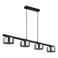 Globo - LED Pakabinamas sietynas 4xGX53/6W/230V dūminis/juoda