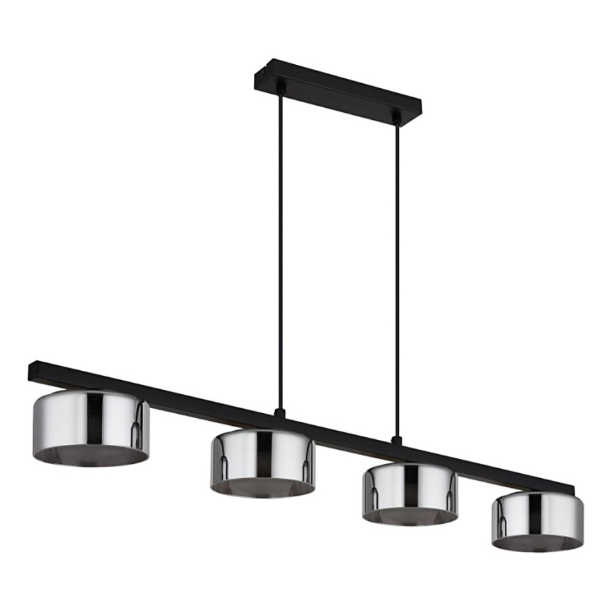 Globo - LED Pakabinamas sietynas 4xGX53/6W/230V dūminis/juoda