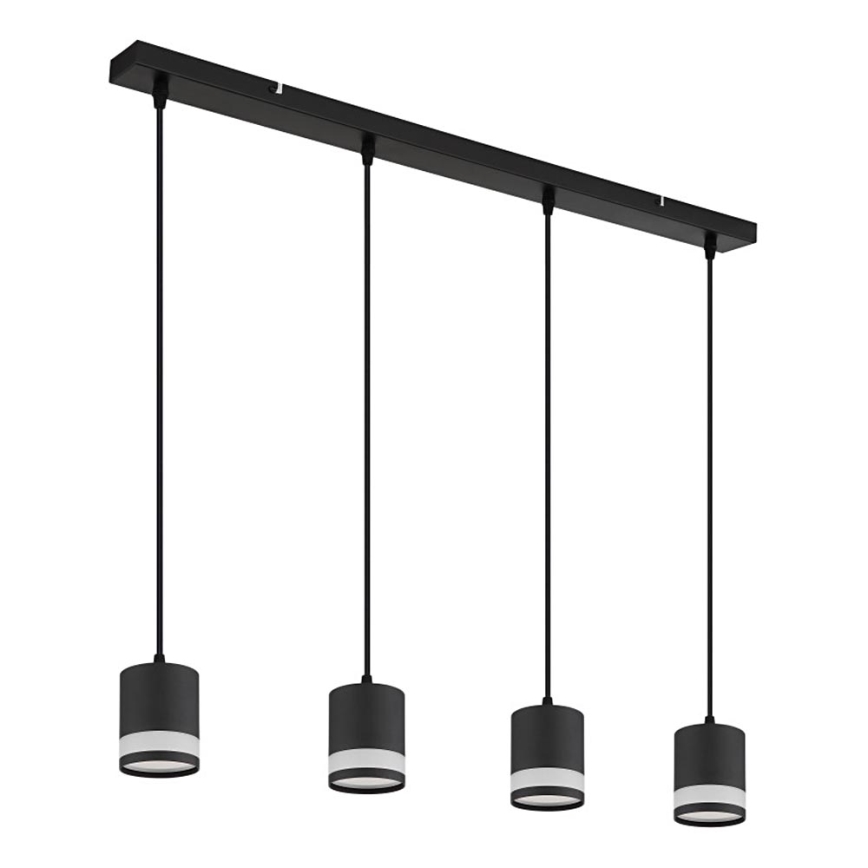 Globo - LED Pakabinamas sietynas 4xGX53/7W/230V 3000K juoda