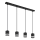 Globo - LED Pakabinamas sietynas 4xGX53/7W/230V 3000K juoda