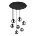 Globo - LED Pakabinamas sietynas 7xG9/3,5W/230V dūminis/juoda