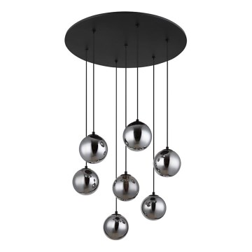Globo - LED Pakabinamas sietynas 7xG9/3,5W/230V dūminis/juoda