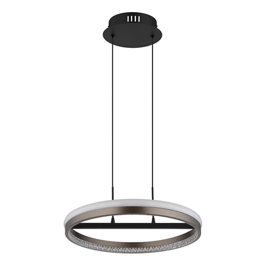 Globo - LED Pakabinamas sietynas LED/40W/230V 3000/4000/6000K diametras 39,7 cm ruda