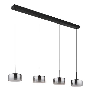 Globo - LED pakabinamas šviestuvas ant laido LED/24W/230V juoda/dūminė