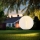 Globo - LED Pakabinamas šviestuvas, įkraunamas saulės energija LED/0,5W/3V IP44 balta 300 mAh