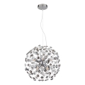 Globo - LED pakabinamas šviestuvas su laidu 8xG9/3,5W/230V skersmuo 40 cm blizgus chromas