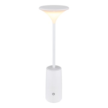 Globo - LED Pritemdoma įkraunama jutiklinė stalinė lempa LED/1,2W/3,7V 3000K 1500mAh balta