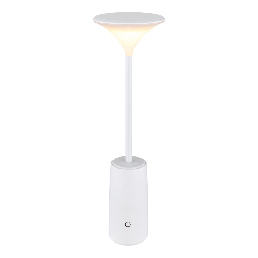 Globo - LED Pritemdoma įkraunama jutiklinė stalinė lempa LED/1,2W/3,7V 3000K 1500mAh balta