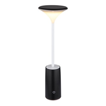 Globo - LED Pritemdoma įkraunama jutiklinė stalinė lempa LED/1,2W/3,7V 3000K 1500mAh juoda