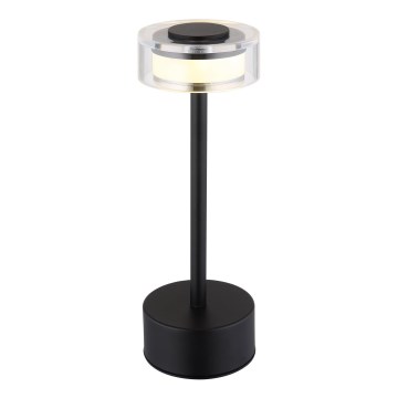 Globo - LED Pritemdoma įkraunama jutiklinė stalinė lempa LED/2,5W/3,7V 2700/4000/6500K 1800mAh juoda