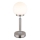 Globo - LED Pritemdoma įkraunama jutiklinė stalinė lempa LED/2,5W/5V 1800mAh 2700/4000/6500K matinis chromas