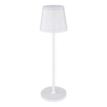Globo - LED Pritemdoma įkraunama jutiklinė stalinė lempa LED/4,6W/230V 1800 mAh USB IP54 balta