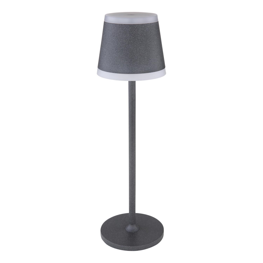 Globo - LED Pritemdoma įkraunama jutiklinė stalinė lempa LED/4,6W/3,7V 3000K 1800mAh pilka IP54