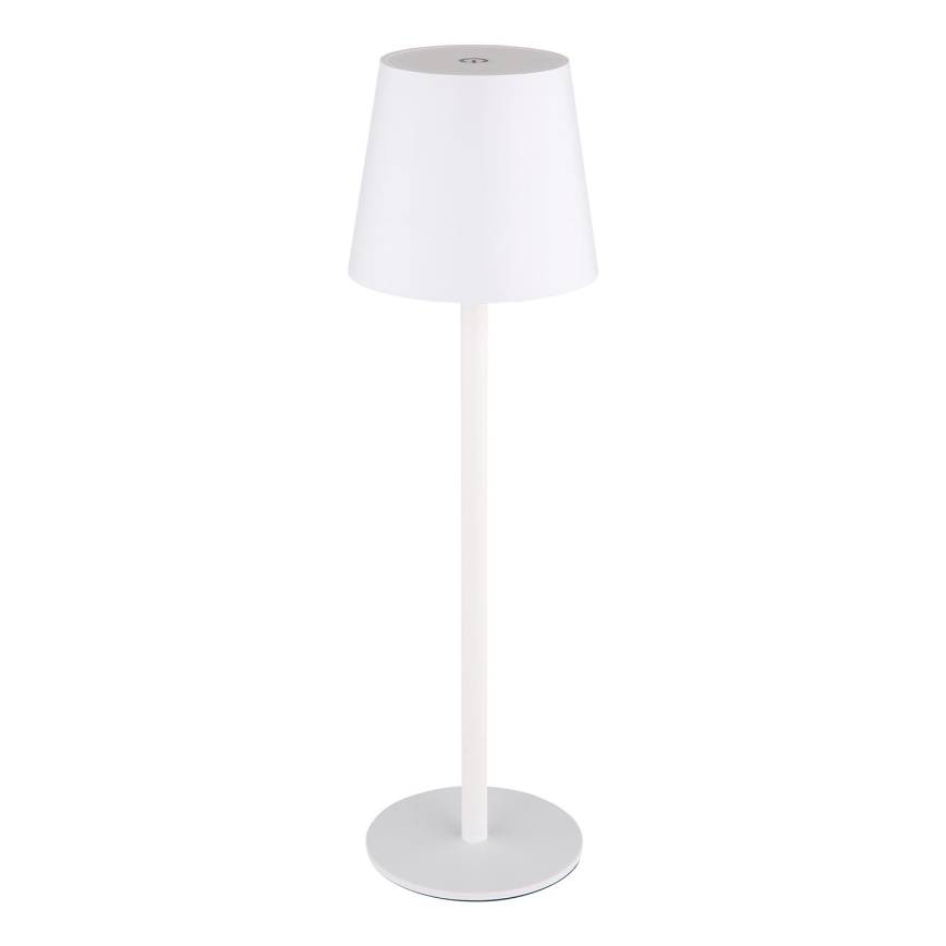 Globo - LED pritemdoma jutiklinė lauko lempa  LED/3W/3,7V IP44 1800 mAh USB balta