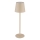 Globo - LED pritemdoma jutiklinė lauko lempa LED/3W/3,7V IP44 1800 mAh USB smėlio spalva