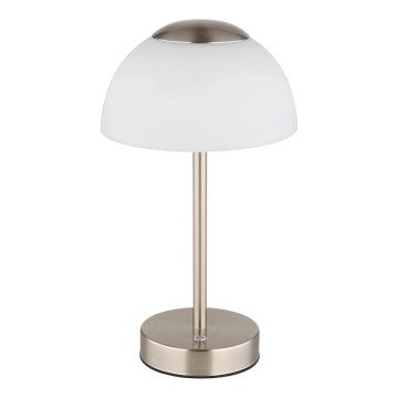 Globo - LED Pritemdomas įkraunamas stalinis šviestuvas LED/2,5W/5V 1800mAh 2700K/4000K/6500K matinis chromas