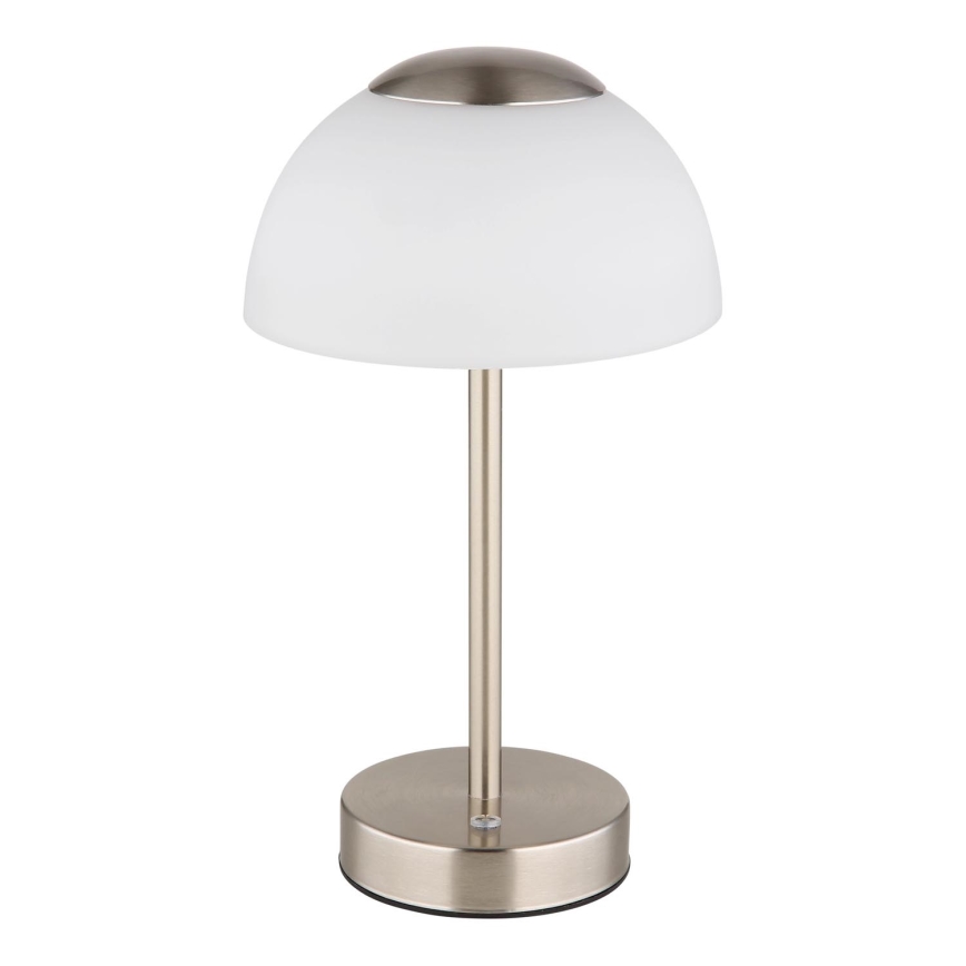 Globo - LED Pritemdomas įkraunamas stalinis šviestuvas LED/2,5W/5V 1800mAh 2700K/4000K/6500K matinis chromas
