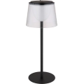 Globo - LED Pritemdomas jutiklinė lauko Stalinis šviestuvas LED/1,8W/5V IP44 1800 mAh juoda/permatoma
