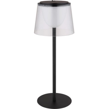 Globo - LED Pritemdomas jutiklinė lauko Stalinis šviestuvas LED/1,8W/5V IP44 1800 mAh juoda/permatoma