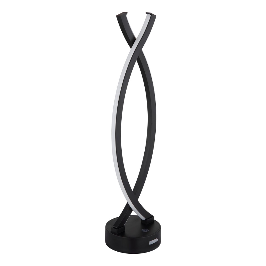 Globo - LED pritemdomas, liečiamas stalinis šviestuvas LED/1W/3,7V 3000K 1800 mAh USB juoda