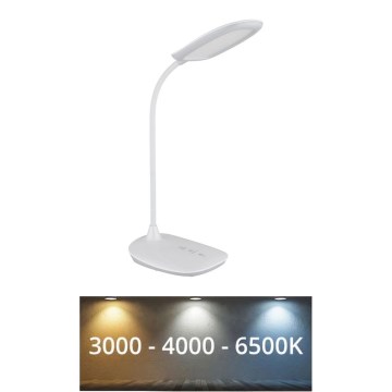 Globo - LED pritemdomas, liečiamas stalinis šviestuvas LED/9W/230V 3000K/4000K/6500K CRI 90 balta