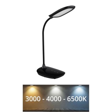 Globo - LED pritemdomas, liečiamas stalinis šviestuvas LED/9W/230V 3000K/4000K/6500K CRI 90 juoda