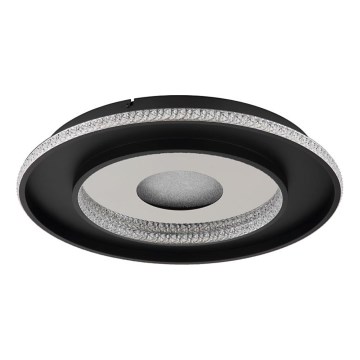 Globo - LED Pritemdomas lubinis šviestuvas LED/30W/230V 2700-6500K diametras 52,5 cm juoda + nuotolinio valdymo pultas