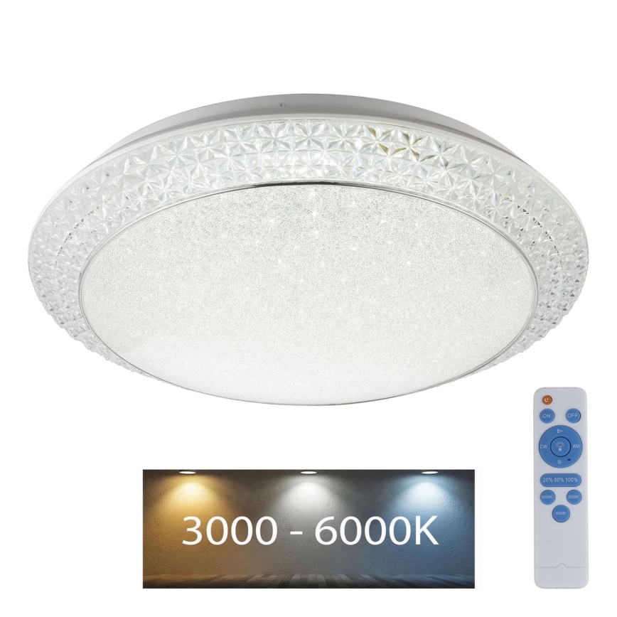 Globo - LED Pritemdomas lubinis šviestuvas LED/40W/230V 3000-6000K + nuotolinio valdymo pultas