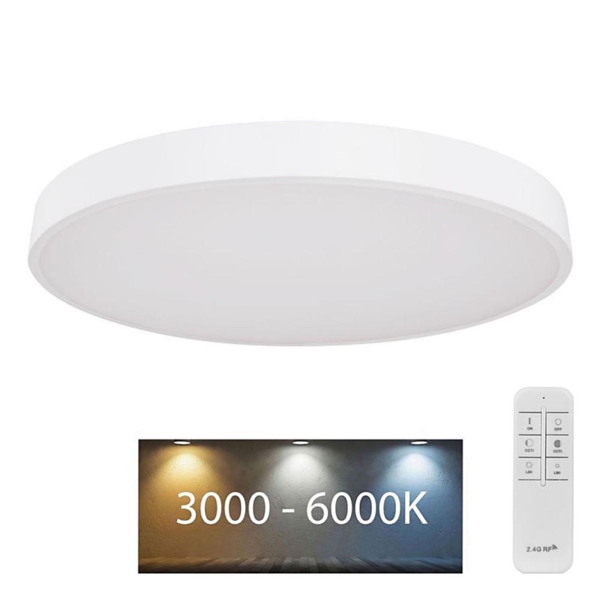 Globo - LED Pritemdomas lubinis šviestuvas LED/48W/230V 3000-6000K + nuotolinio valdymo pultas