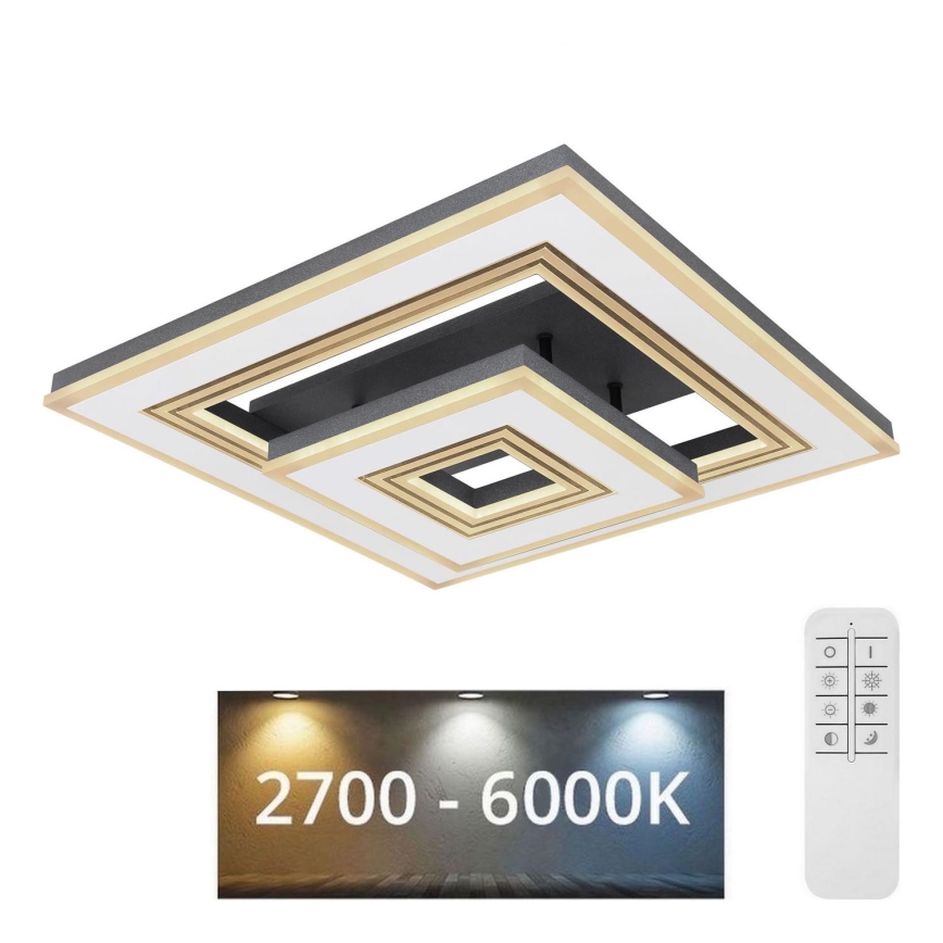 Globo - LED Pritemdomas lubinis šviestuvas LED/50W/230V 2700-6000K + nuotolinio valdymo pultas