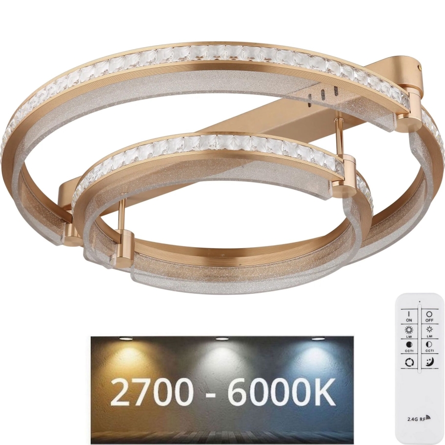 Globo - LED Pritemdomas lubinis šviestuvas LED/78W/230V 2700K-6000K + nuotolinio valdymo pultas
