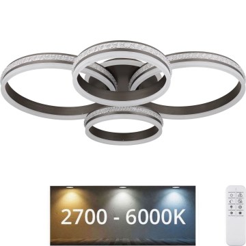 Globo - LED Pritemdomas lubinis šviestuvas LED/90W/230V 2700K-6000K + nuotolinio valdymo pultas