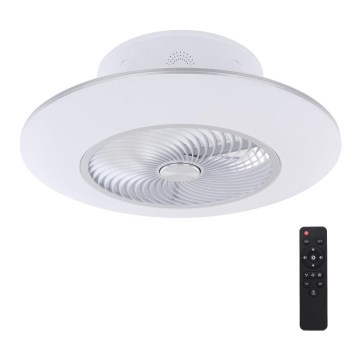 Globo - LED Pritemdomas lubinis šviestuvas su ventiliatoriumi LED/40W/230V 3000-6000K + nuotolinio valdymo pultas