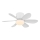 Globo - LED pritemdomas lubinis ventiliatorius LED/5W/230V 2700-6500K balta + nuotolinis valdymas