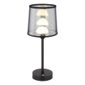 Globo - LED reguliuojama įkraunama jutiklinė stalinė lempa LED/2,5W/3,7V 2700/4000/6500K 1800 mAh juoda