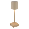 Globo - LED Reguliuojama jutiklinė įkraunama stalinė lempa LED/1,5W/5V 2200 mAh smėlio spalvos