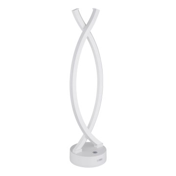 Globo - LED reguliuojama jutiklinė stalinė lempa LED/1W/3,7V 3000K 1800 mAh USB balta