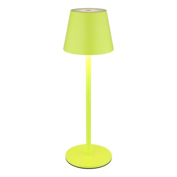Globo - LED reguliuojama, lietimu valdoma įkraunama lauko stalo lempa 3in1 LED/3W/5V 3000/4000/5000K IP54 1800 mAh žalia