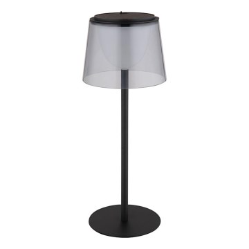 Globo - LED reguliuojama lietimui jautri lauko stalinė lempa LED/1,8W/5V IP44 1800 mAh juoda/dūminė