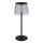 Globo - LED reguliuojama lietimui jautri lauko stalinė lempa LED/1,8W/5V IP44 1800 mAh juoda/dūminė