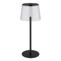 Globo - LED reguliuojama lietimui jautri lauko stalinė lempa LED/1,8W/5V IP44 1800 mAh juoda/skaidri