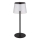 Globo - LED reguliuojama lietimui jautri lauko stalinė lempa LED/1,8W/5V IP44 1800 mAh juoda/skaidri
