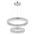 Globo - LED reguliuojama liustra ant laido LED/60W/230V 2700-6000K skaidri + nuotolinis valdymas