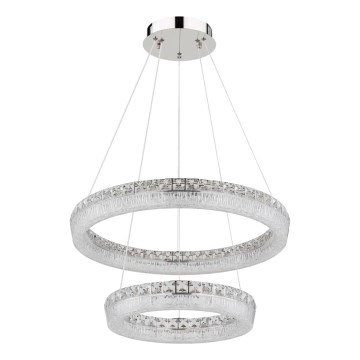 Globo - LED reguliuojama liustra ant laido LED/60W/230V 2700-6000K skaidri + nuotolinis valdymas