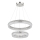 Globo - LED reguliuojama liustra ant laido LED/60W/230V 2700-6000K skaidri + nuotolinis valdymas