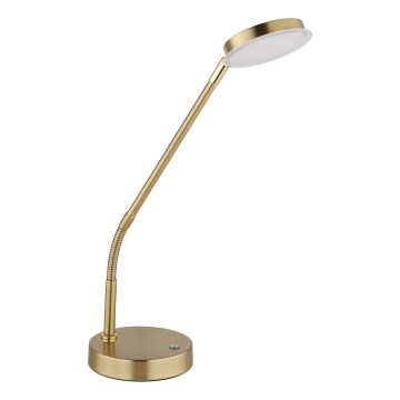 Globo - LED reguliuojama stalinė lempa su liečiamu valdymu LED/6,5W/230V 2700/3350/4000K žalvaris