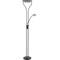 Globo - LED reguliuojamas grindinis šviestuvas LED/20W/230V + LED/4W 3000K juodas
